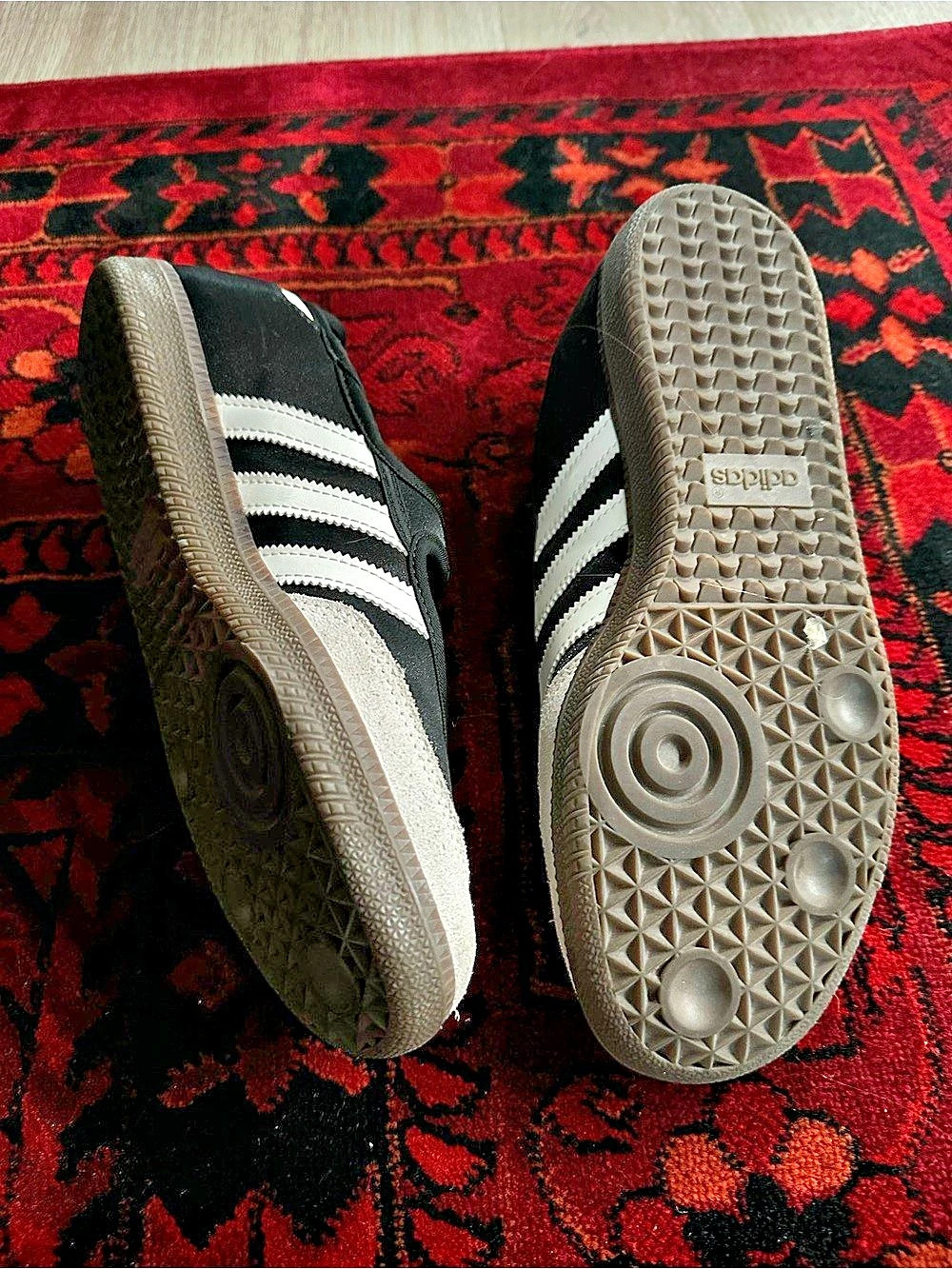 adidas Samba Jane Black White Gum Sneakers - Picture 4 of 4